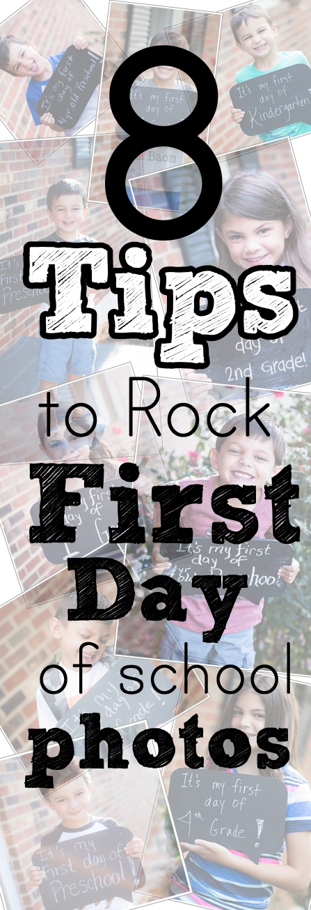 Want to create a family tradition that you can cherish for years to come? Check out these 8 tips for the best first day photos from Kristina Rose Photography
