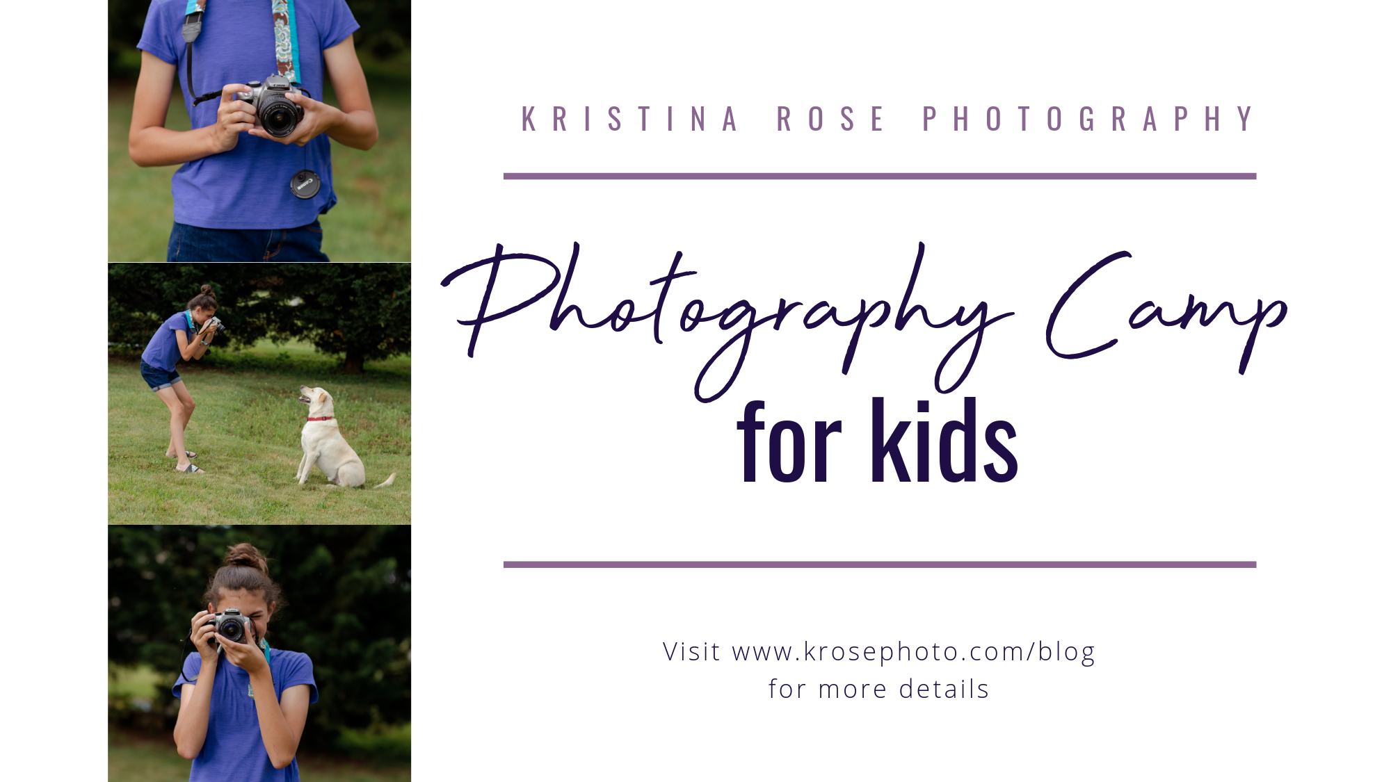 photography camp for kids christiansburg, va